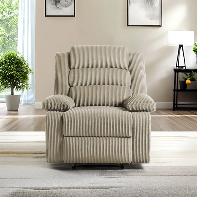 Faelor Modern Overstuffed Fabric Recliner - Image 5