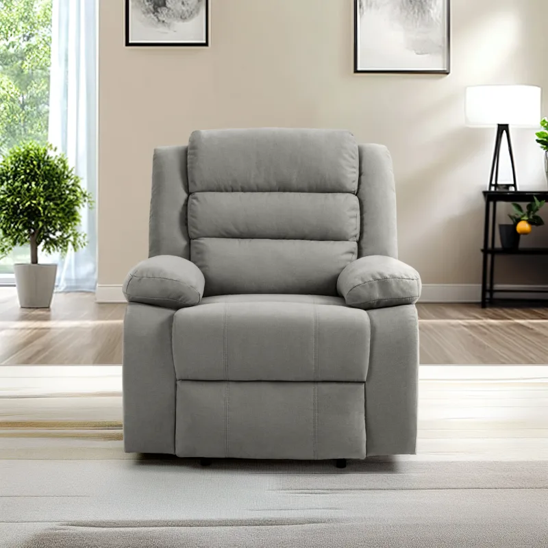 Faelor Modern Overstuffed Fabric Recliner - Image 4
