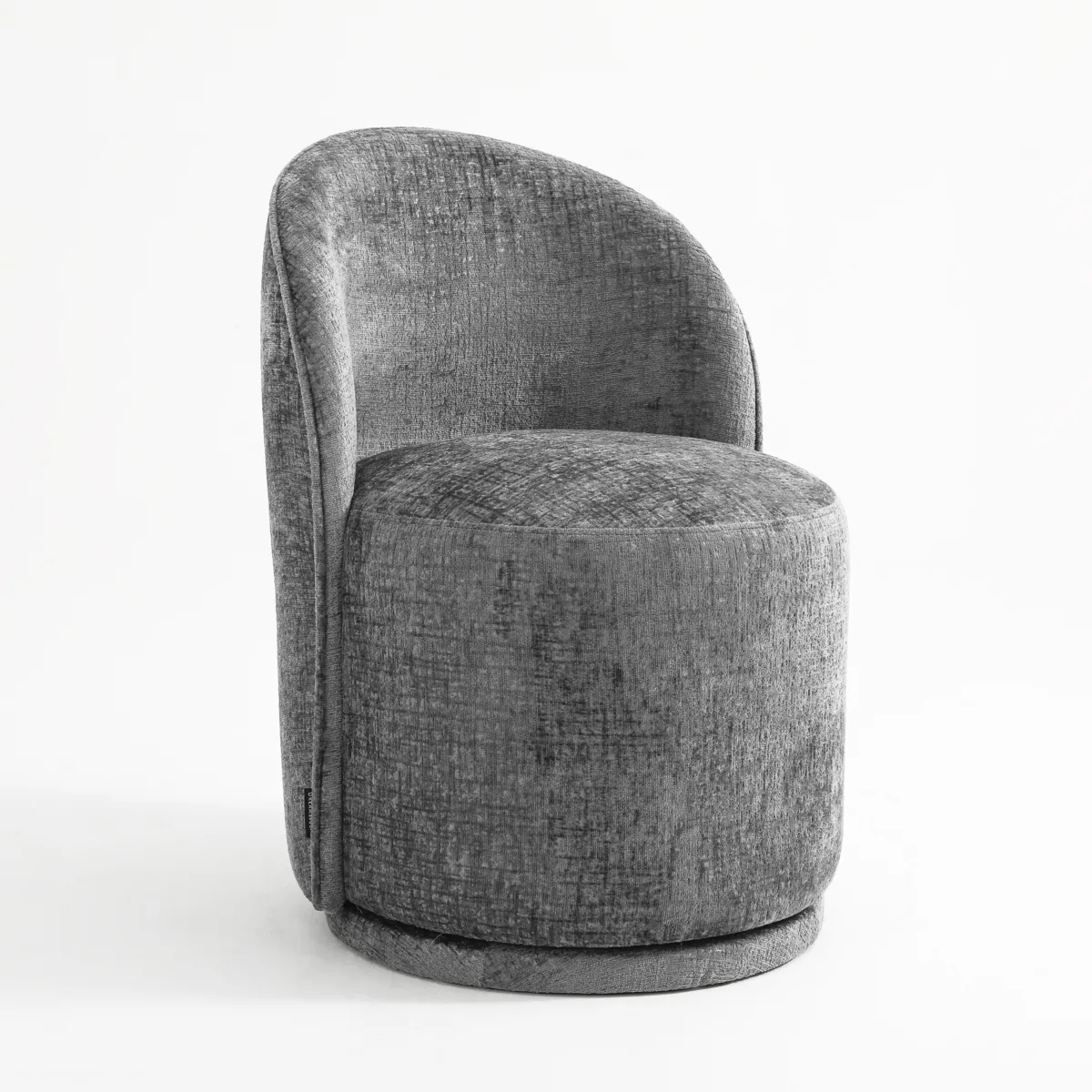 Talinne Modern Fully Assembled Swivel Barrel Dining Chair - Image 13