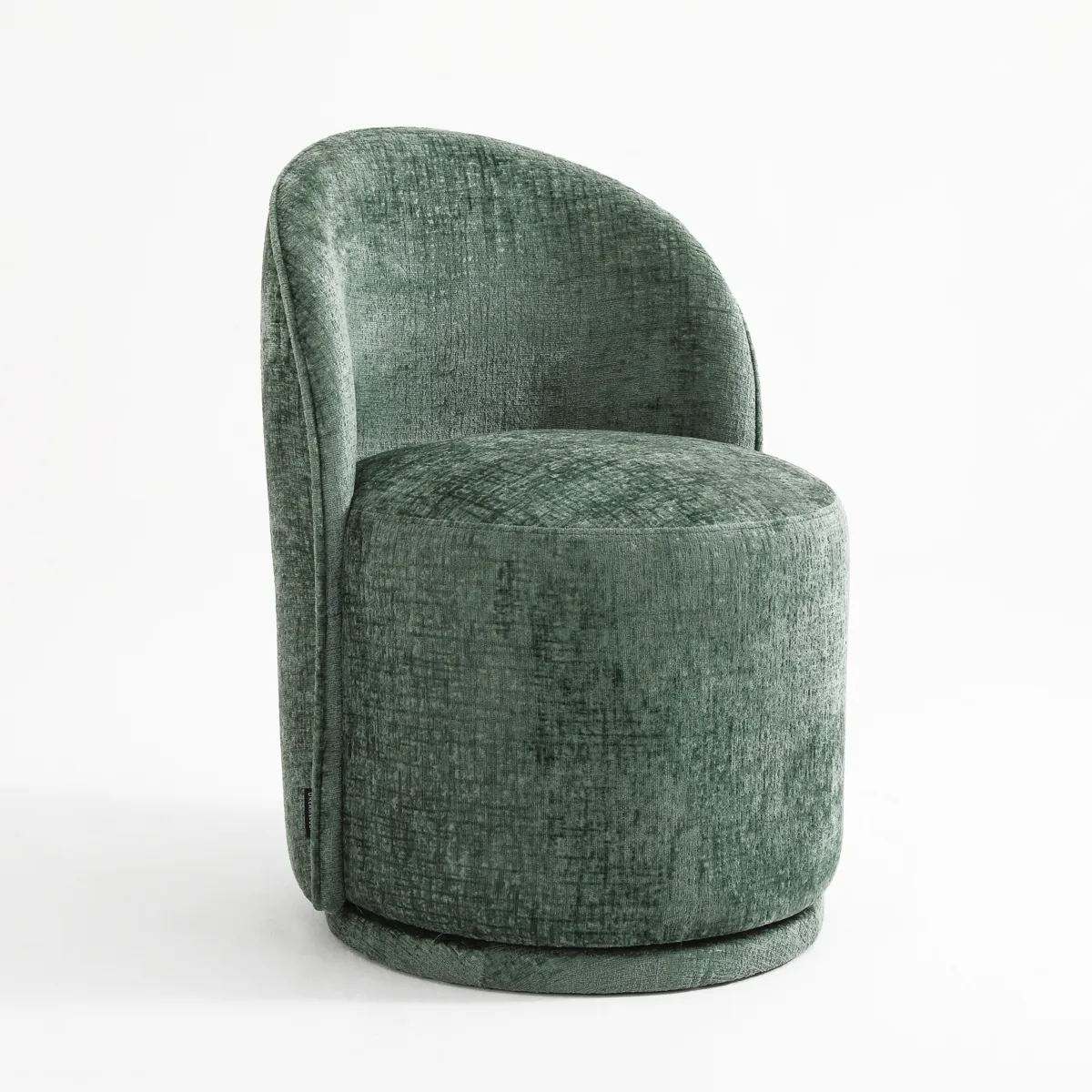 Talinne Modern Fully Assembled Swivel Barrel Dining Chair - Image 11