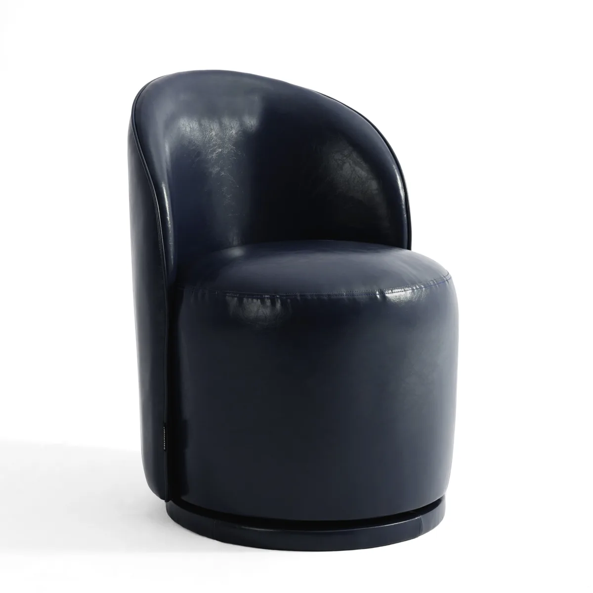 Talinne Modern Fully Assembled Swivel Barrel Dining Chair - Image 6