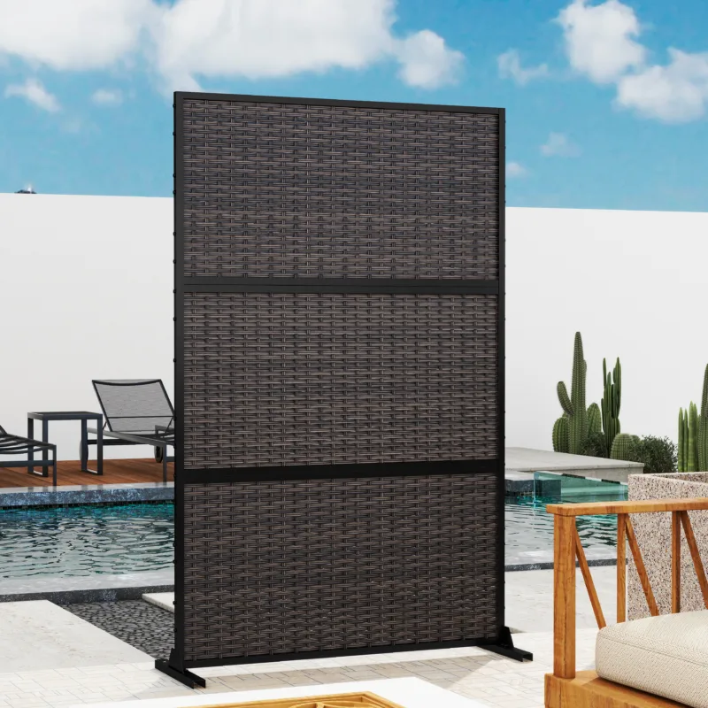 Aldrae 6 ft H x 4 ft W Woven Polymer Outdoor Privacy Screen - Image 2