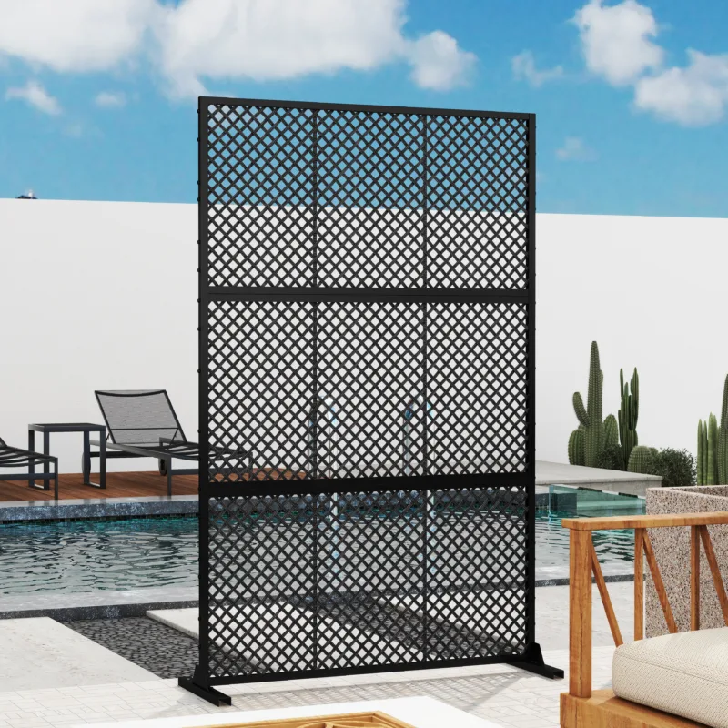 Ombrus 6 ft H x 4 ft W Woven Lattice Outdoor Privacy Screen - Image 2
