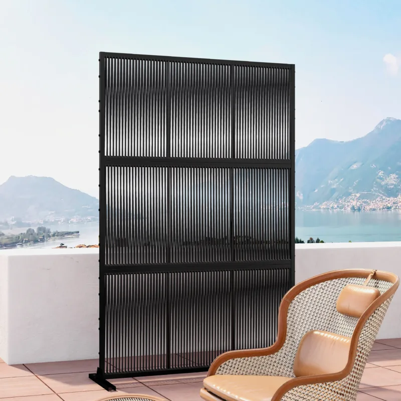 Kesmond 6 ft H x 4 ft W Vertical Rope Outdoor Privacy Screen - Image 2