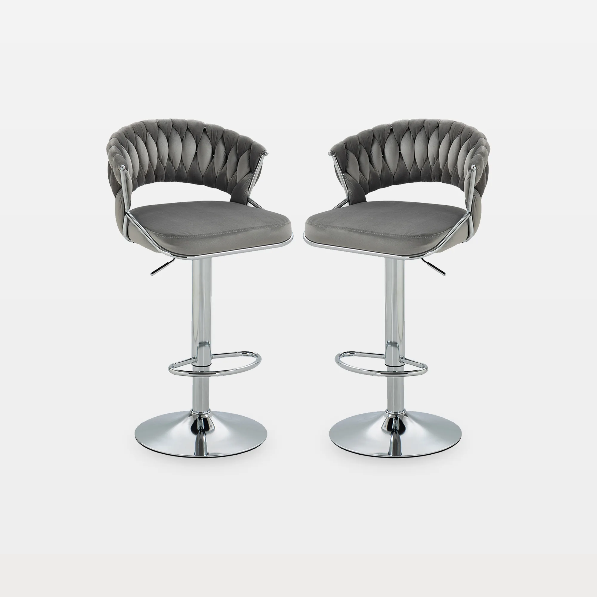BARST03-MAIN Donte Swivel Upholstered Adjustable Height Counter Stool - Image 1