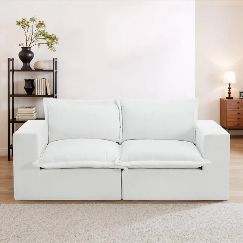 Piereo Pillow Top Chenille Upholstered Modular Sofa - Image 2