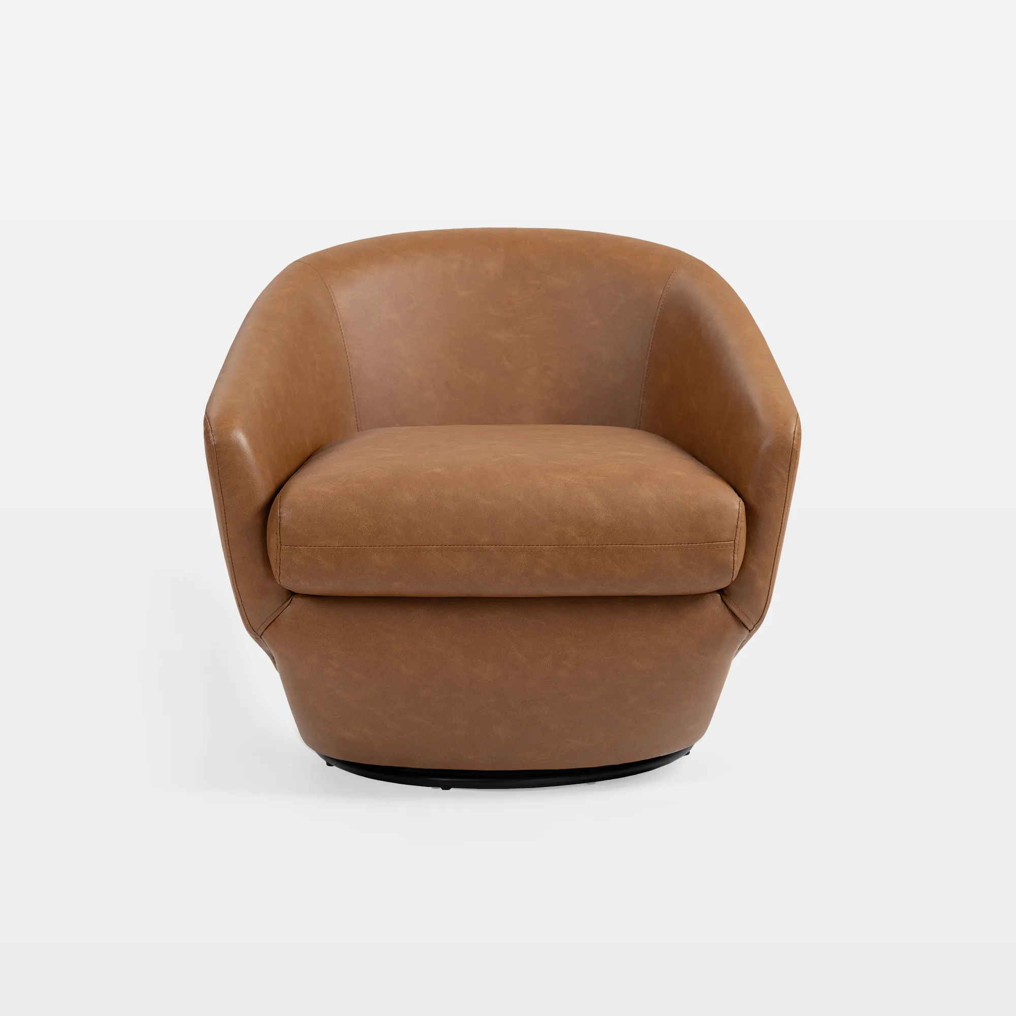 CH0043-MAIN Solvan Swivel Barrel Chair - Image 1