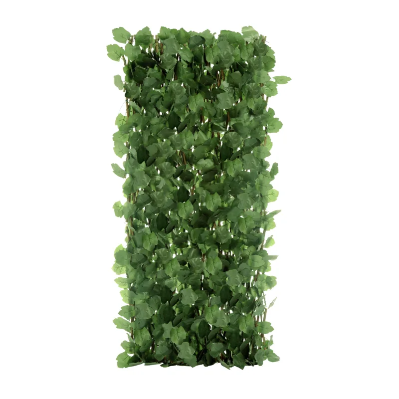 Evaren 50" H x 32" W Expandable Artificial Hedge Ivy Fence - Image 8