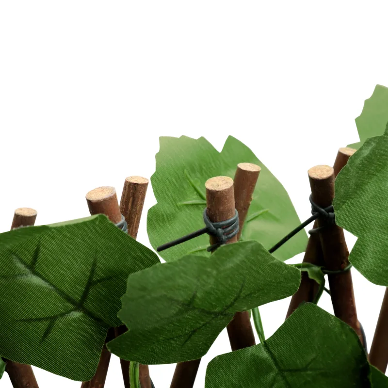 Evaren 50" H x 32" W Expandable Artificial Hedge Ivy Fence - Image 10