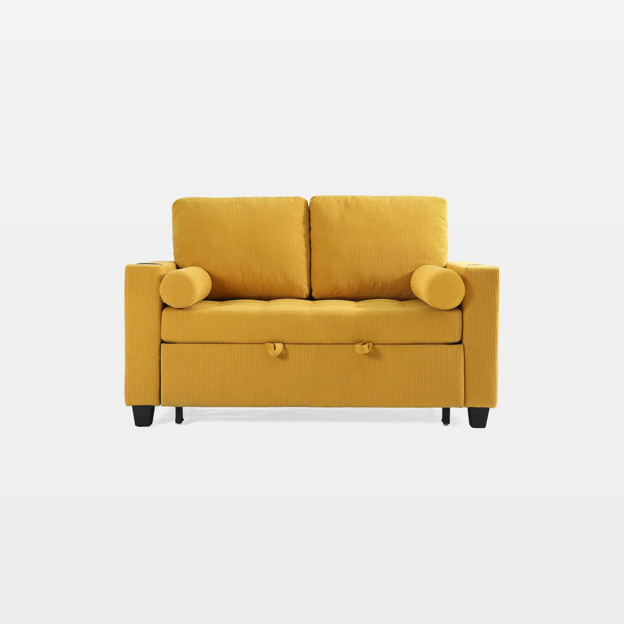 LS0010-main Preslo Tufted Convertible Pull-Out Sleeper Bed Loveseat - Image 1