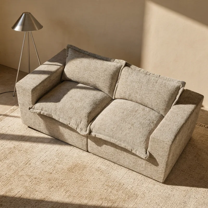 Piereo Pillow Top Chenille Upholstered Modular Sofa - Image 2
