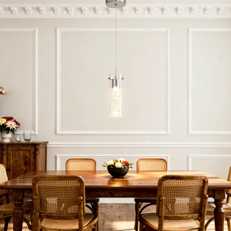 Mincey 1 - Light Silver LED Single Pendant - Image 2