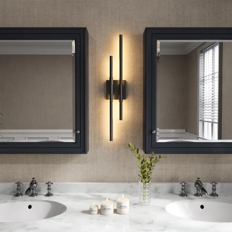 Vancey 2-Light Dimmable LED Bath Bar Vanity Light - Image 2