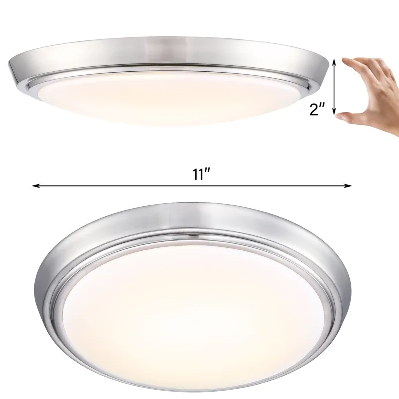 Anora Traditional Round LED Flush Mount Ceiling Light - Image 4
