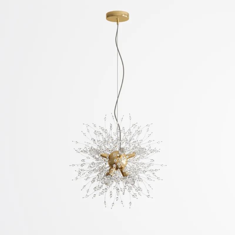 Apoline 9-Light Modern Glam Sputnik Starburst Chandelier - Image 2