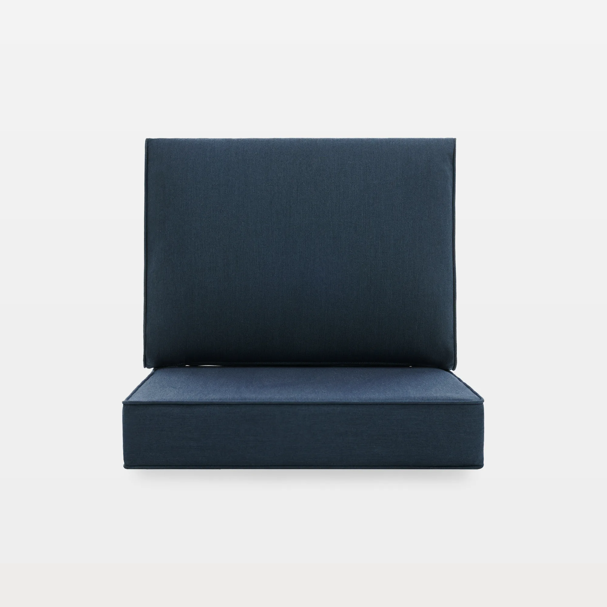 TP43-NAVY-MAIN Tate Sunbrella® Box Seat/Back Cushion Set for Outdoor Furniture - Image 1