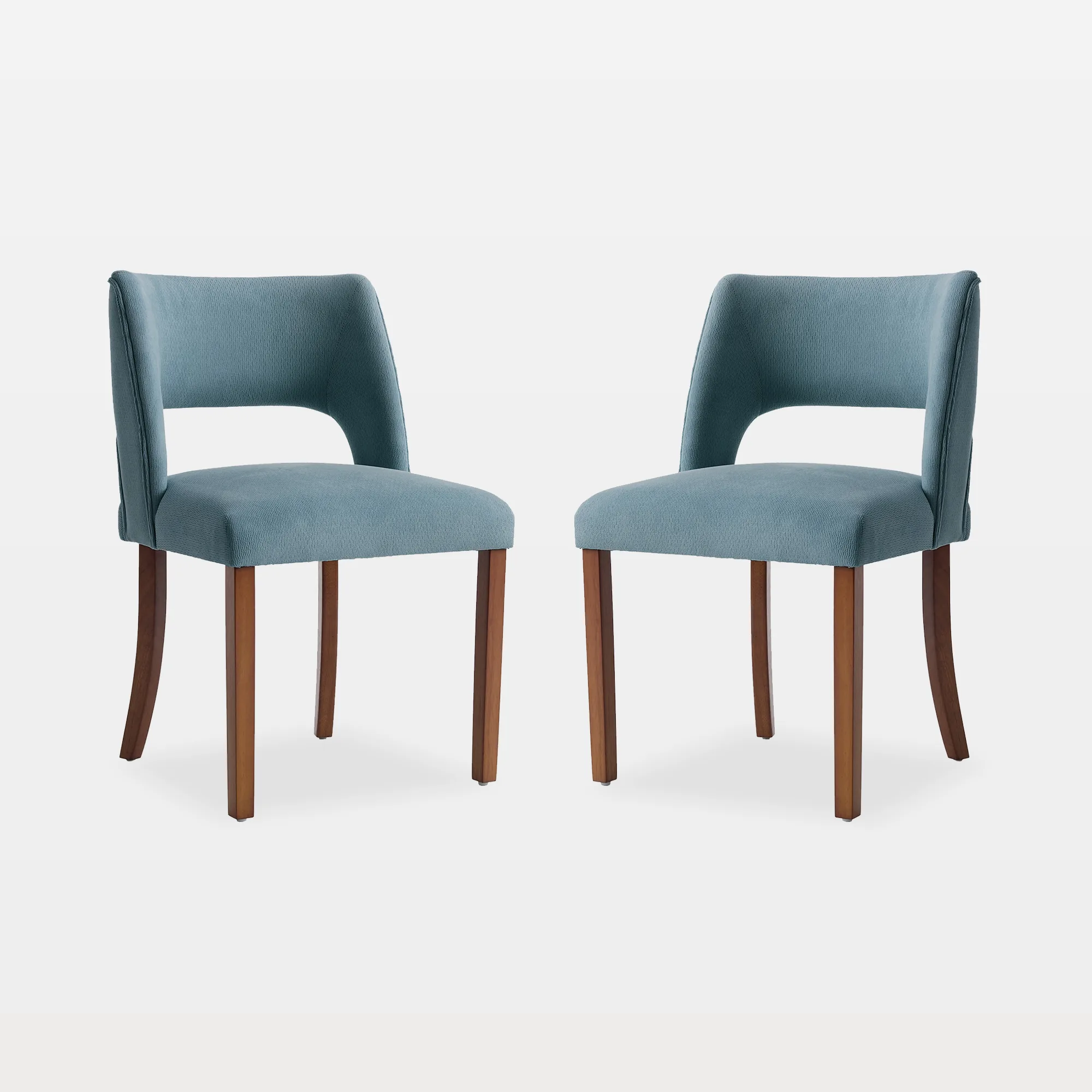 dinch03-main Naira Open Back Chenille Upholstered Dining Chairs - Image 1