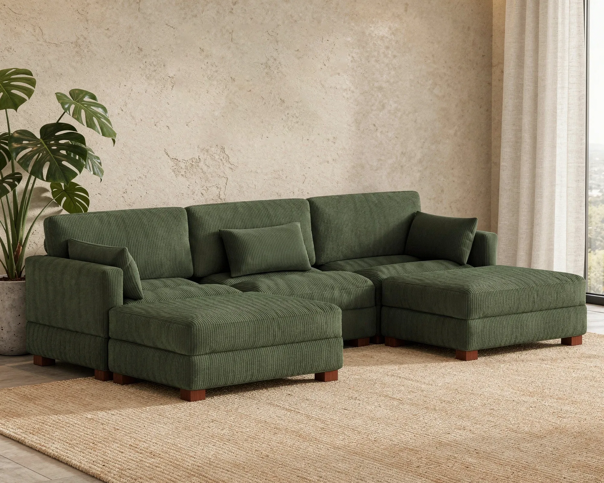 cs0006-detail-sectional-module-corner-chair-armless-chair-2-ottoman-lifestyle-angle